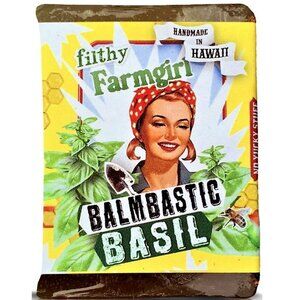 100% Natural Organic Soap. Balmbastic Basil. Handmade in Hawaii. 2oz.